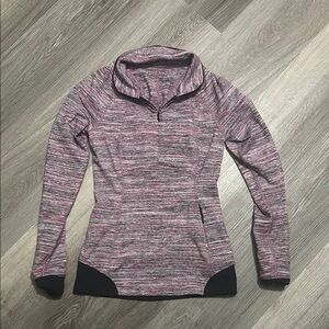Pink and Black Long Sleeve Pullover